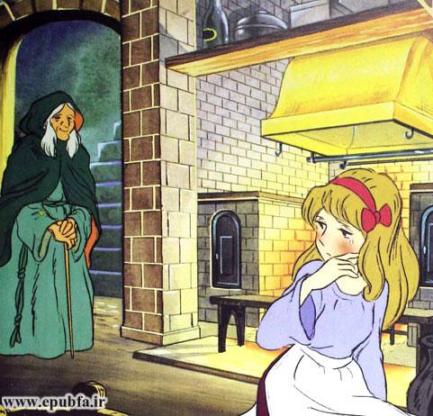 ناگهان صدایی را شنید: «سیندرلا تو هم میتوانی به جشن شاهزاده بروی!»